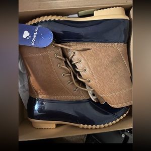 JBU maple wood waterproof boots size 9.5 women’s